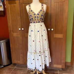 Payal Pratap cotton embellished sleeveless dress 0P